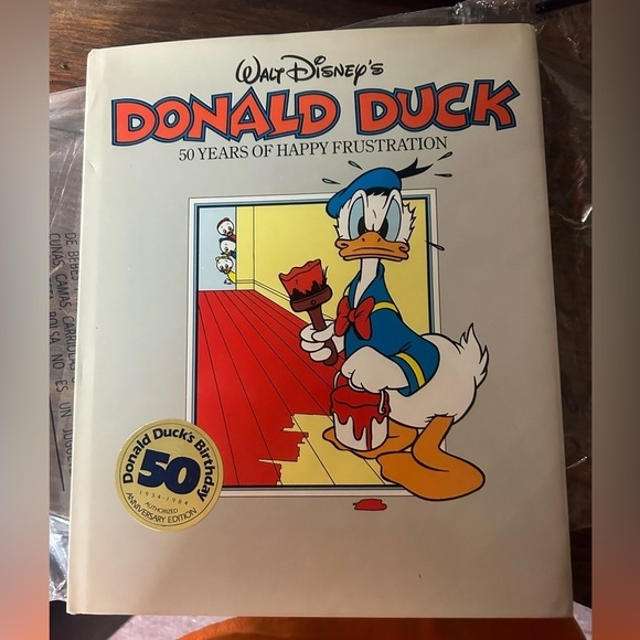 Disney Other Two Vintage Donald Duck Books Walt Disney Production